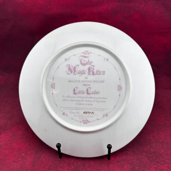 VINTAGE "LITTLE LADIES" BY MAUD HUMPHREY BOGART PLATE COLLECTION, PLATE # 2873A - Picture 2 of 8